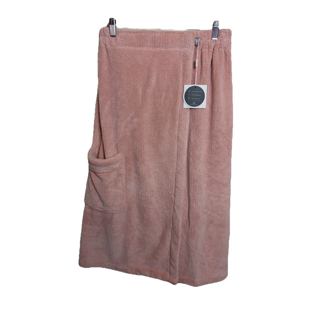 Volo Pink Towel Wrap Robe One Size NWT
